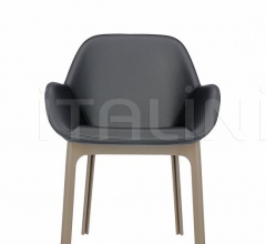 Итальянские Столовая - Стул с подлокотниками Clap PVC фабрика Kartell