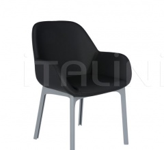 Итальянские Столовая - Стул с подлокотниками Clap PVC фабрика Kartell