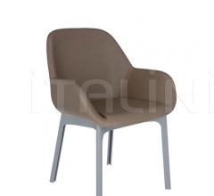 Итальянские Столовая - Стул с подлокотниками Clap PVC фабрика Kartell