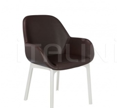 Итальянские Столовая - Стул с подлокотниками Clap PVC фабрика Kartell