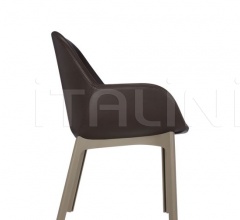 Итальянские Столовая - Стул с подлокотниками Clap PVC фабрика Kartell