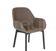 Итальянские Столовая - Стул с подлокотниками Clap PVC фабрика Kartell