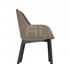 Итальянские Столовая - Стул с подлокотниками Clap PVC фабрика Kartell