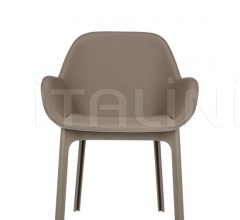 Итальянские Столовая - Стул с подлокотниками Clap PVC фабрика Kartell