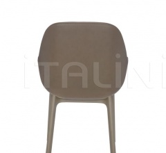 Итальянские Столовая - Стул с подлокотниками Clap PVC фабрика Kartell