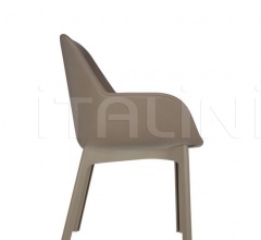 Итальянские Столовая - Стул с подлокотниками Clap PVC фабрика Kartell