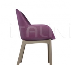 Итальянские Столовая - Стул с подлокотниками Clap PVC фабрика Kartell