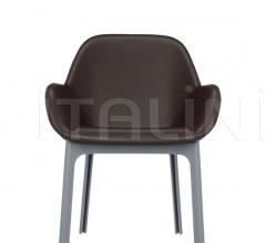 Итальянские Столовая - Стул с подлокотниками Clap PVC фабрика Kartell