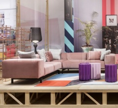Модульный диван Largo Velvet Модульный диван Largo Velvet фабрика Kartell