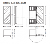 Винный шкаф CAMBUSA GLASS SMALL AND SMALL JUMBO Riva 1920