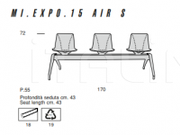 Система сидений Mi.Expo.15 Air Mascheroni