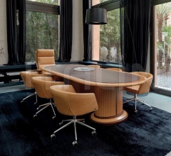 Итальянские Столы для конференц зала - Стол Ellisse Conference Table фабрика Mascheroni