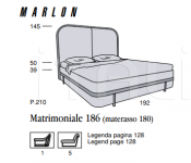 Кровать Marlon Mascheroni