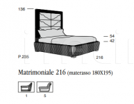 Кровать Gran Paradiso Mascheroni
