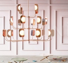 Итальянские Люстры - Люстра LEAF 7208/24 Итальянские Люстры - Люстра LEAF 7208/24 фабрика MM Lampadari