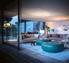 Итальянские Пуфы - Пуф Lepli фабрика Poltrona Frau