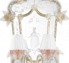 Настенный светильник с зеркалом St. Margherita 3000 Настенный светильник с зеркалом St. Margherita 3000 фабрика Arte Veneziana