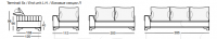 Модульный диван W 523 - SHEFFIELD Longhi