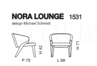 Кресло Nora Lounge 1531 Bross Italia