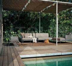 Итальянские Уличная мебель - Диван BASKET 353 module фабрика Roda