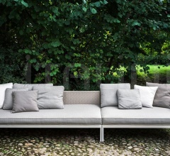Итальянские Уличная мебель - Диван BASKET 357 module фабрика Roda