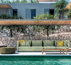 Итальянские Уличная мебель - Диван DOUBLE 001 module фабрика Roda