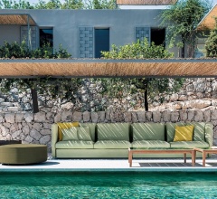 Итальянские Уличная мебель - Диван DOUBLE 002 module фабрика Roda