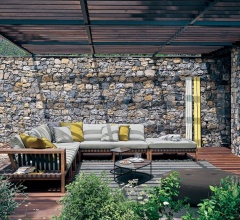 Итальянские Уличная мебель - Диван NETWORK 121 module right фабрика Roda