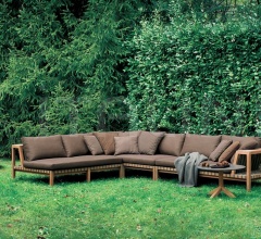 Итальянские Уличная мебель - Диван NETWORK 122 module left фабрика Roda