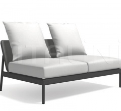 Итальянские Уличная мебель - Диван PIPER 006 central module фабрика Roda