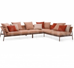 Итальянские Уличная мебель - Диван PIPER 006 central module фабрика Roda