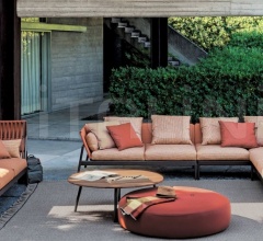 Итальянские Уличная мебель - Диван PIPER 102 sofa фабрика Roda
