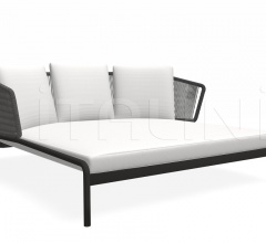 Итальянские Уличные шезлонги - Шезлонг SPOOL 008 double chaise longue Итальянские Уличные шезлонги - Шезлонг SPOOL 008 double chaise longue фабрика Roda