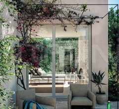 Итальянские Уличная мебель - Кресло DOUBLE 021 lounge chair фабрика Roda