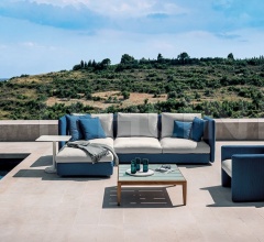 Итальянские Уличная мебель - Кресло DOUBLE 021 lounge chair фабрика Roda