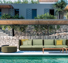 Итальянские Уличная мебель - Пуф DOUBLE 033 pouf фабрика Roda