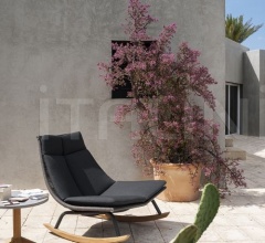 Итальянские Уличная мебель - Кресло LAZE 003 rocking chair фабрика Roda