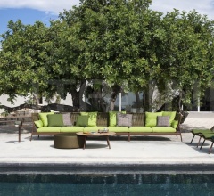 Итальянские Уличная мебель - Кресло LAZE 001 lounge chair фабрика Roda