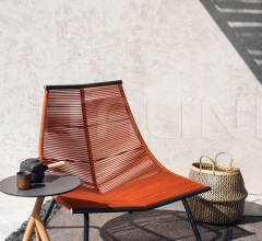 Итальянские Уличная мебель - Кресло LAZE 002 lounge chair high backrest фабрика Roda