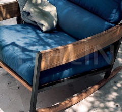 Итальянские Уличная мебель - Кресло NAP 082 rocking chair фабрика Roda