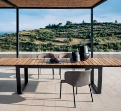 Итальянские Уличные столы - Раздвижной стол SPINNAKER 034 extendable table Итальянские Уличные столы - Раздвижной стол SPINNAKER 034 extendable table фабрика Roda