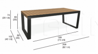 Раздвижной стол SPINNAKER 034 extendable table Roda