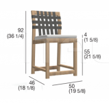 Барный стул NETWORK 151 counter height stool Roda