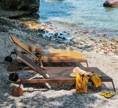 Итальянские Уличные шезлонги - Шезлонг PIPER 007 sunlounger Итальянские Уличные шезлонги - Шезлонг PIPER 007 sunlounger фабрика Roda