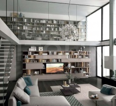 Книжный стеллаж HORIZONTAL BOOKCASE Книжный стеллаж HORIZONTAL BOOKCASE фабрика Turati T4