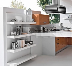 Итальянские Кухни с барной стойкой - Кухня Quadra 05 Итальянские Кухни с барной стойкой - Кухня Quadra 05 фабрика Ar Tre