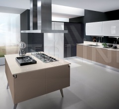 Итальянские Кухни с барной стойкой - Кухня MT 400 Итальянские Кухни с барной стойкой - Кухня MT 400 фабрика Miton Cucine