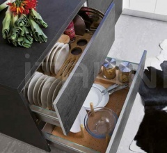 Итальянские Кухни с барной стойкой - Кухня Myglass 02 Итальянские Кухни с барной стойкой - Кухня Myglass 02 фабрика Gicinque Cucine