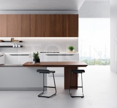 Итальянские Кухни с барной стойкой - Кухня MIAMI 02 Итальянские Кухни с барной стойкой - Кухня MIAMI 02 фабрика Biefbi