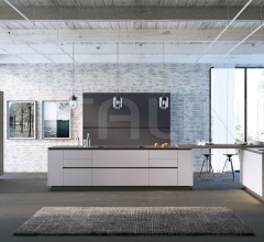 Итальянские Кухни с барной стойкой - Кухня BK System 36 Итальянские Кухни с барной стойкой - Кухня BK System 36 фабрика Biefbi